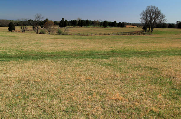 manassas national battlefield park - manassas war famous place park fotografías e imágenes de stock