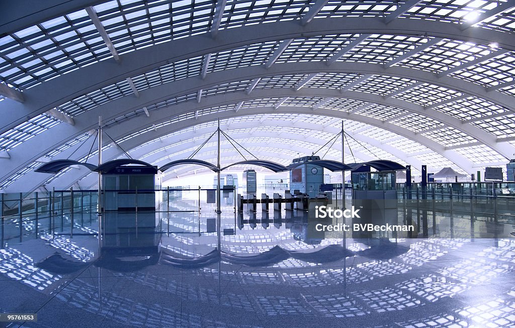 Stazione ferroviaria di Pechino - Foto stock royalty-free di Alluminio