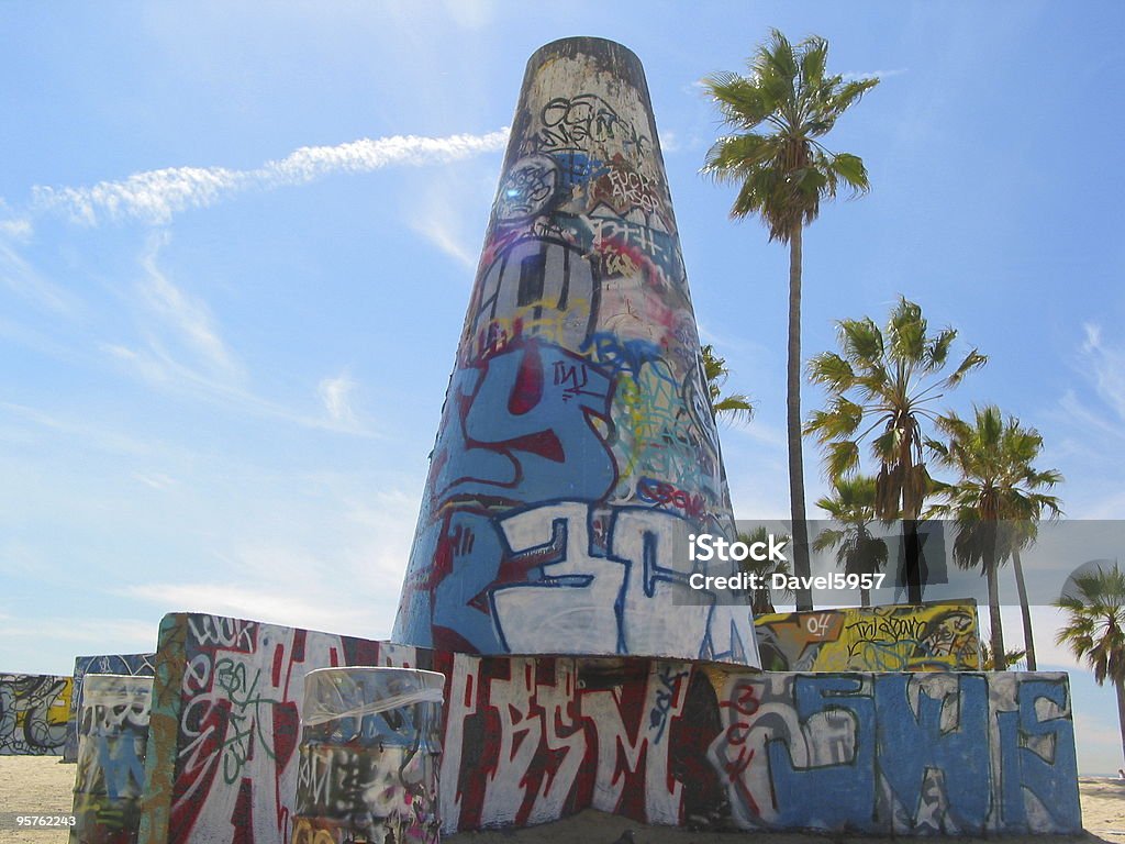 Graffiti a Venice Beach - Foto stock royalty-free di Graffiti