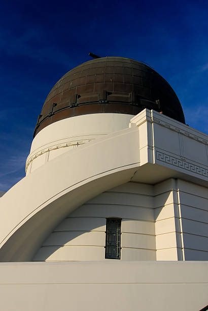 Griffith Park Observatory Telescope building  griffith park observatory stock pictures, royalty-free photos & images