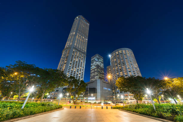 Raffles City Singapore stock photo