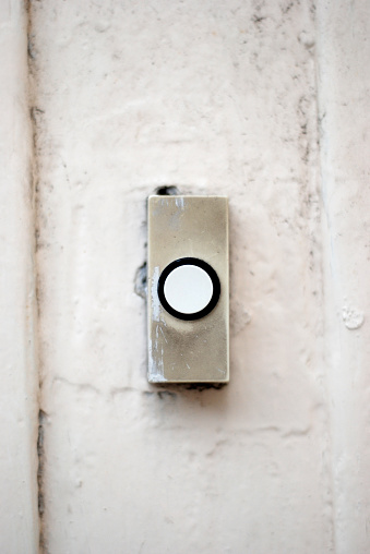 Door bell (focus on the button)
