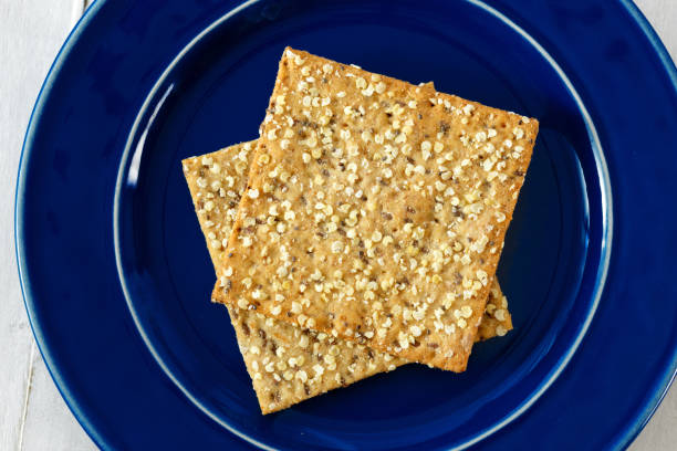 Dietary cookies with chia seeds, flax and pumpkin