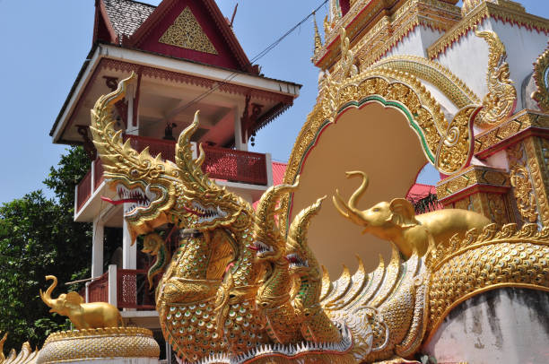 istock Wat, Gate, Tower, Ban Wiang Thong, Phrae Province, Thail. 957629476