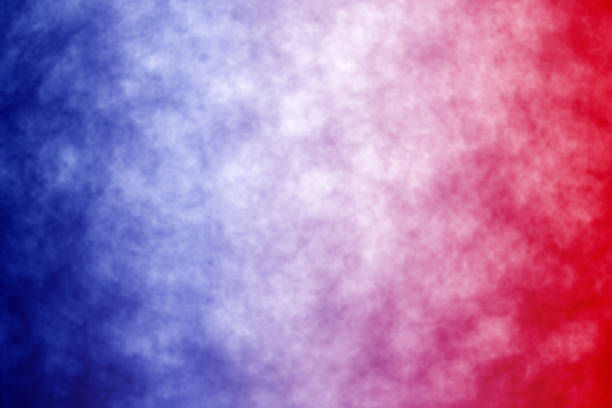 Abstract Patriotic Red White and Blue Background Abstract patriotic red white and blue color background for party invite, voting, July texture, memorial, tie dye, labor day ad, watercolor pattern, independence, and president election celebration blue and red stock pictures, royalty-free photos & images