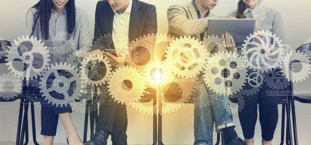 Teamwork of business concept. Teamwork of business concept. coordination stock pictures, royalty-free photos & images
