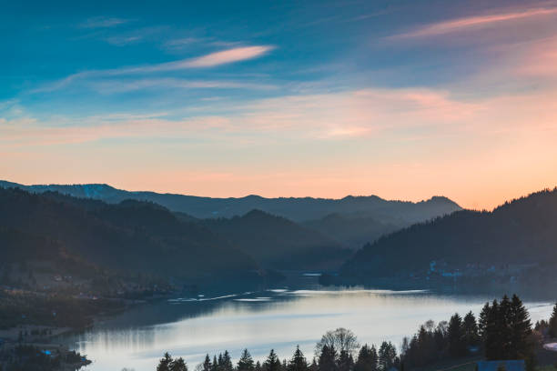 istock View at Colibita lake 957650378