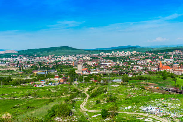 Hunedoara city view