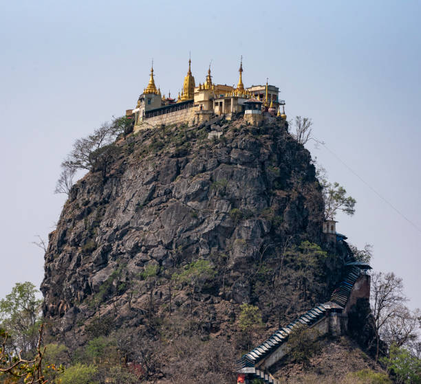 istock Mount Popa outside Bagan in Myanmar. A volcanic plug with monastery on top 957654408