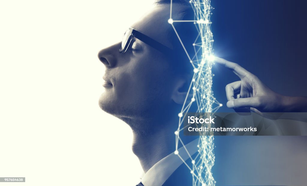 AI(Artificial Intelligence) concept. Intelligence Stock Photo