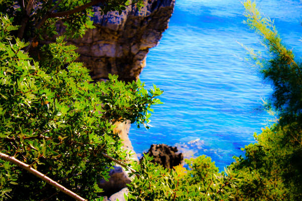 View of the nature and landscape of Crete island
