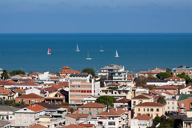 The town of Giulianova in Abruzzi, Italy.
