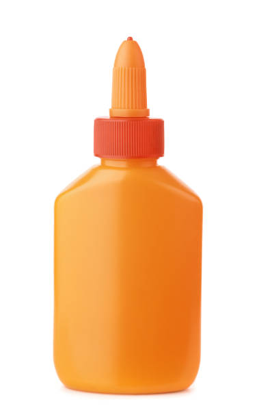 botella de adhesivo - glue bottle isolated art and craft fotografías e imágenes de stock