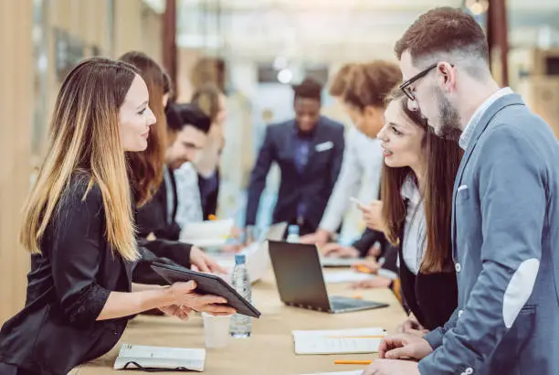 Business People Having a Meeting