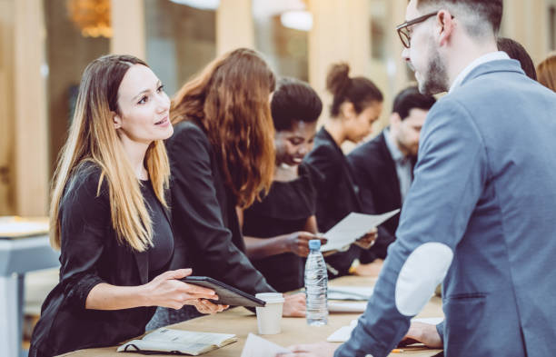 istock Business People Having a Meeting 957689810