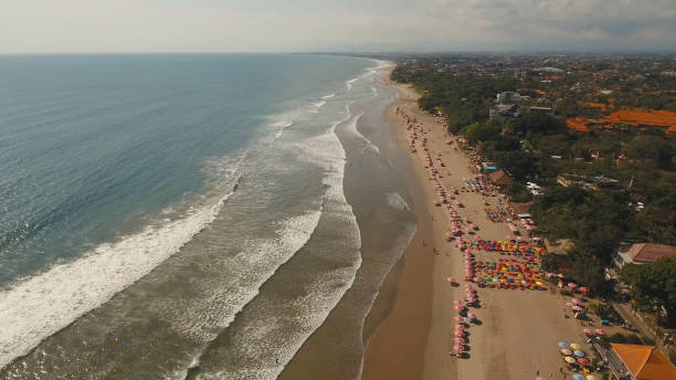 istock Aerial view beautiful beach, Bali, Kuta 957690126