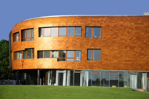 modern office building in Duisburg, Germany