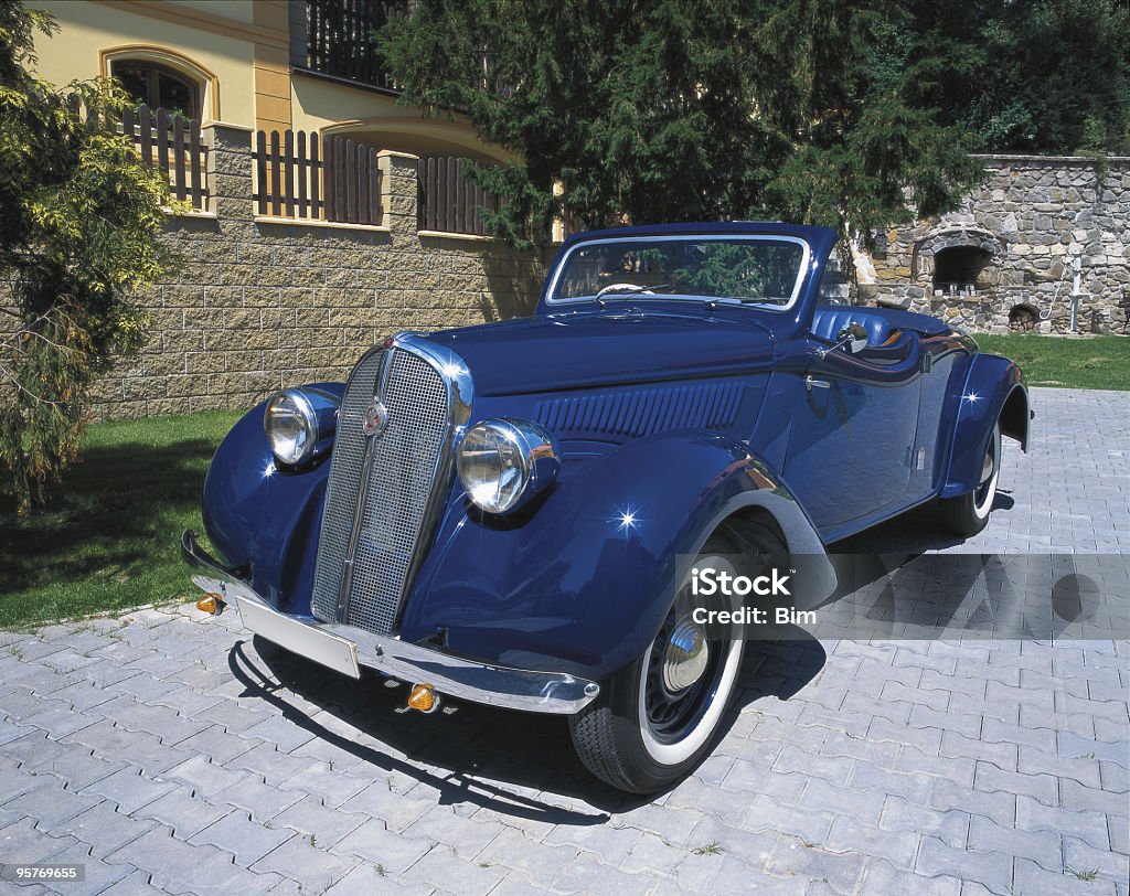 Vintage carro Conversível - Royalty-free Antigo Foto de stock