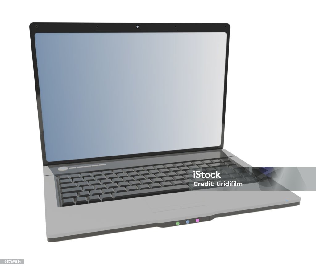 laptop, isoliert - Lizenzfrei Abstrakt Stock-Foto