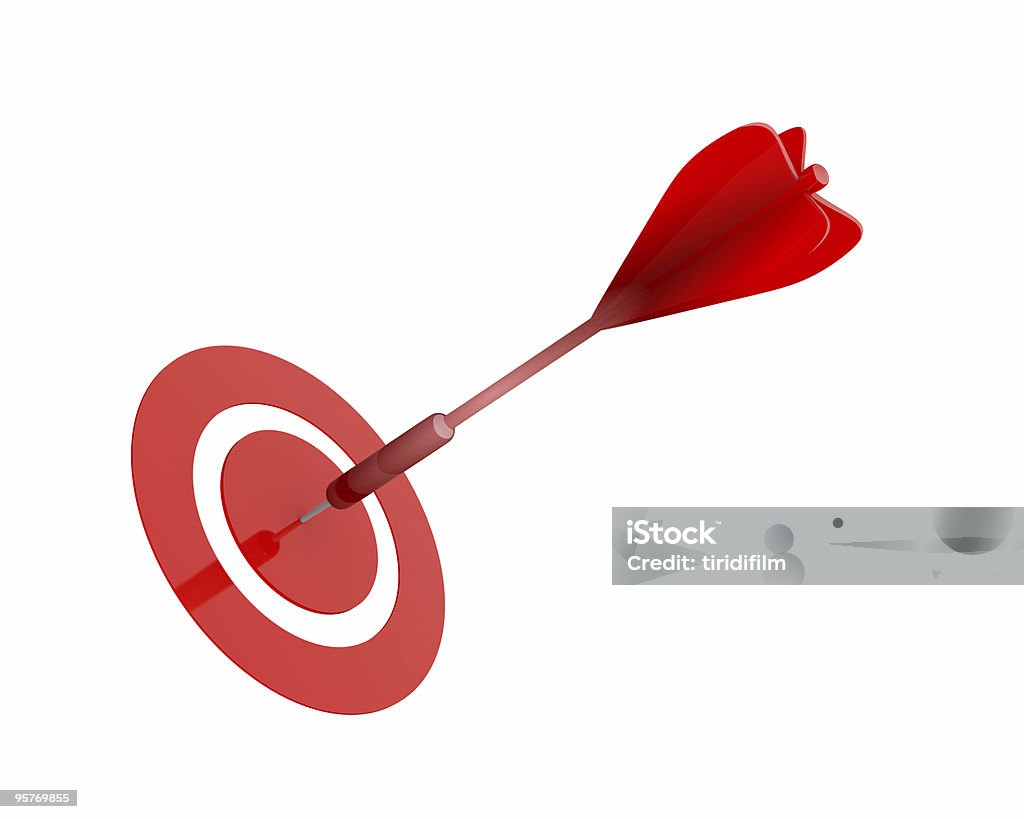 Dart Success Concept Stock Photo - Image Now - Bull's-Eye, Target, Dart - iStock