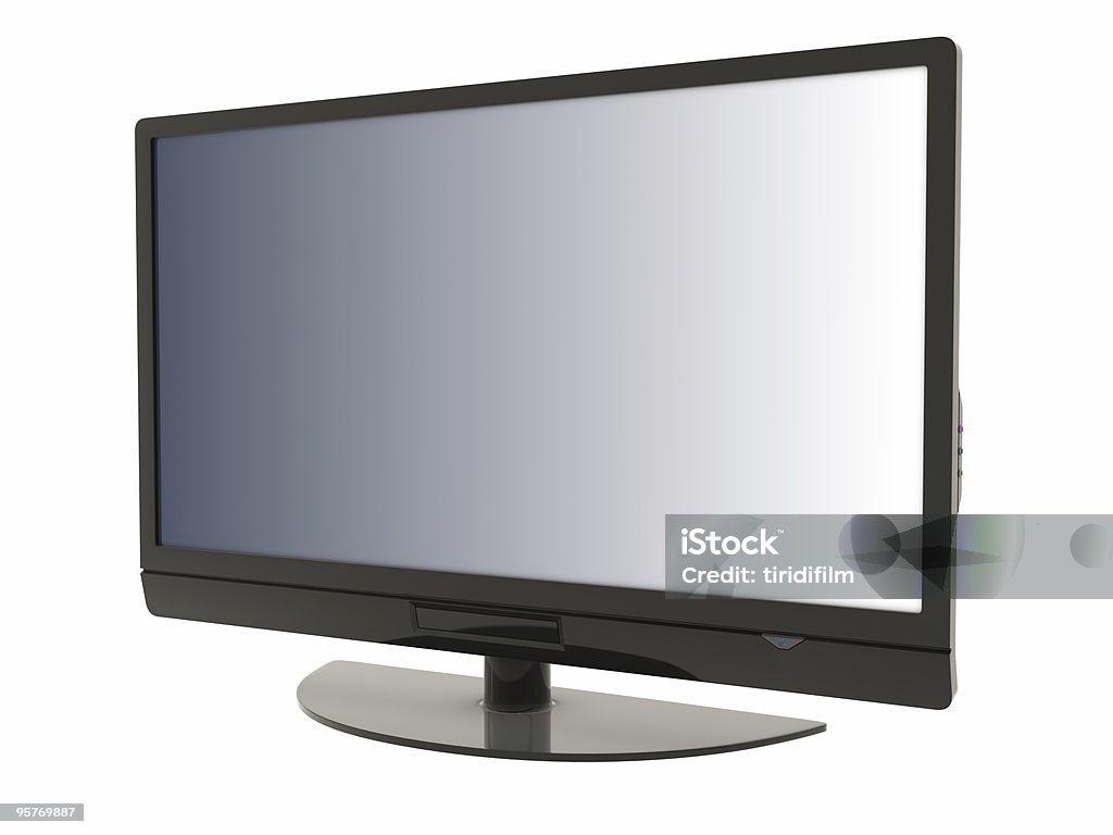 Televisor lcd con pantalla plana - Foto de stock de 2000 libre de derechos