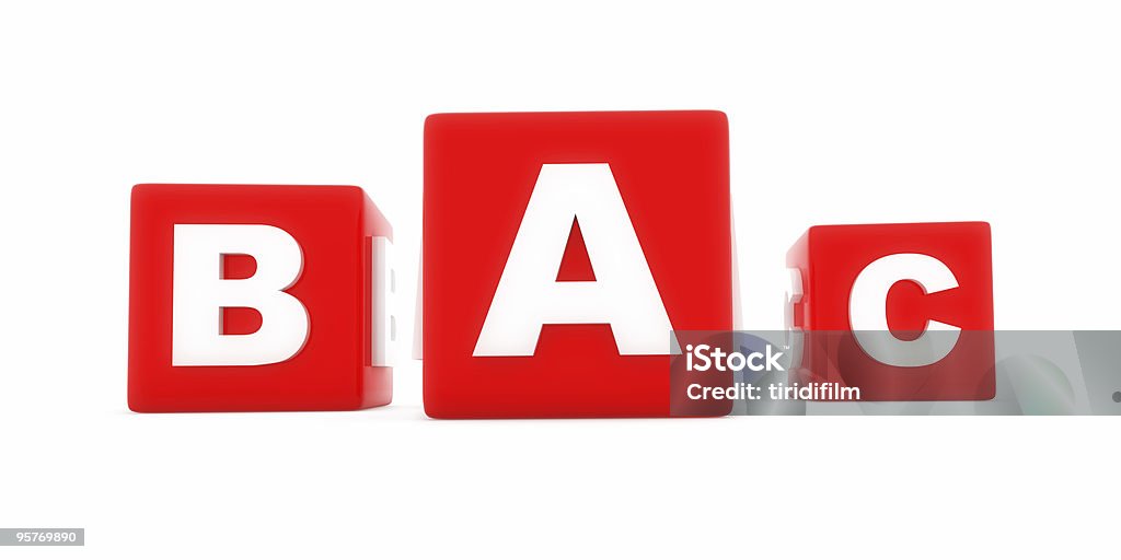 abc block  Alphabet Stock Photo