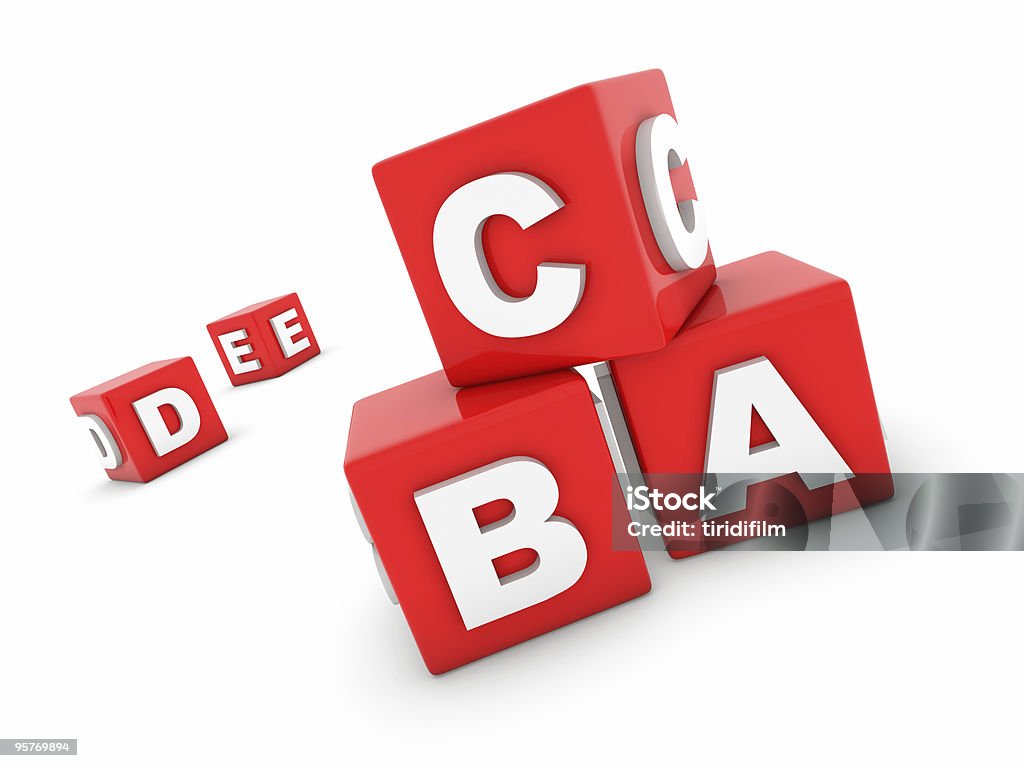 abc preschool concept  Alphabet Stock Photo