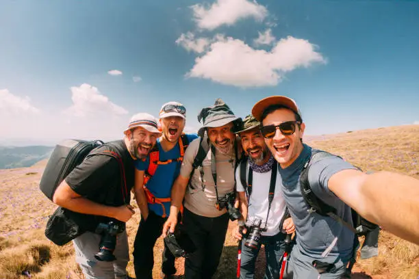 Photo of Hikers taking a selfie