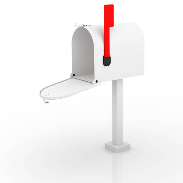 Empty Mailbox stock photo