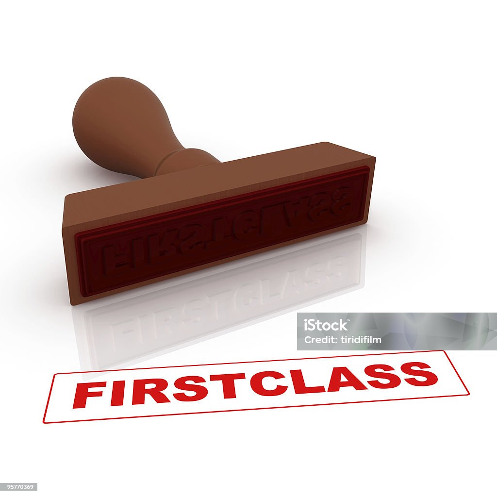 Timbro-Firstclass - Foto stock royalty-free di Accordo d'intesa