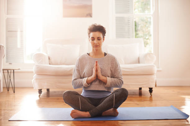 istock She activates her calm every time she meditates 957709322