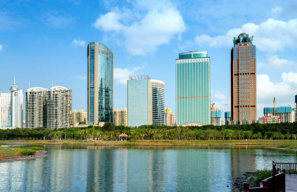 istock Skyscrapers in Hainan Island, China 957717498