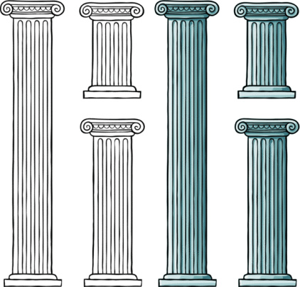 Classic Ionic Columns