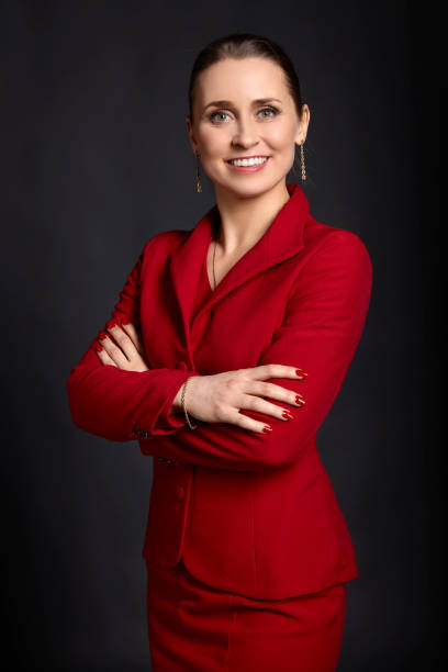 istock Business Woman in Red 957725512