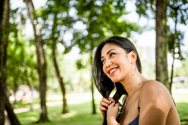 istock Beautiful woman outdoors 957739900