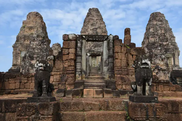 Photo of East Mebon Prasat temple of Angkor Wat at Siem Reap