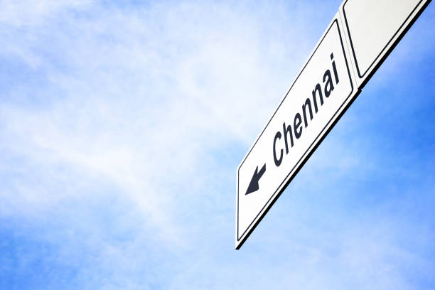 istock Signboard pointing towards Chennai 957751036