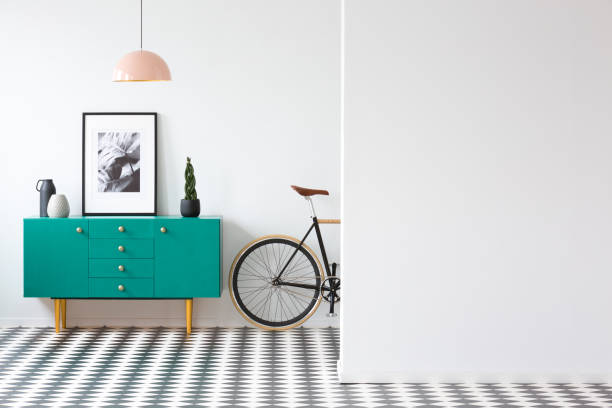 istock Retro living room interior 957756640