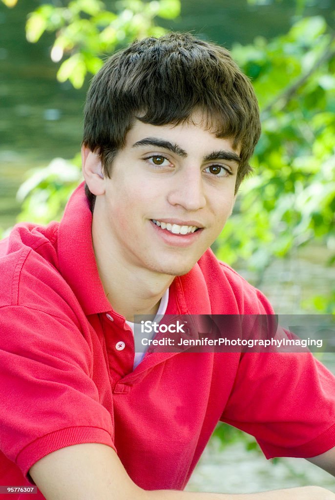 Smiling teenager  18-19 Years Stock Photo