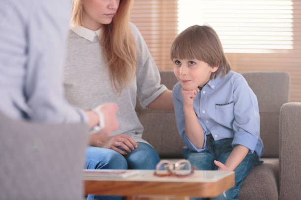 istock Close-up of smiling autistic boy 957763128
