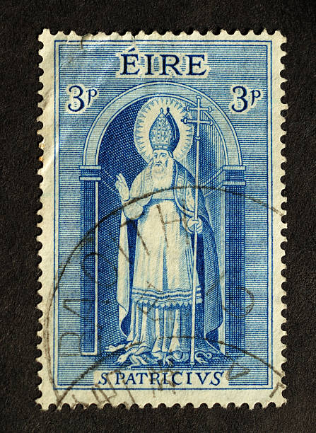 istock Vintage Ireland St. Patrick Stamp 95776404
