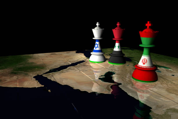 istock Israel, Syria and Iran Chess Standoff 957765360