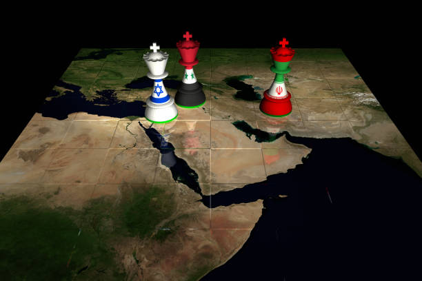 istock Israel, Syria and Iran Chess Standoff 957765394
