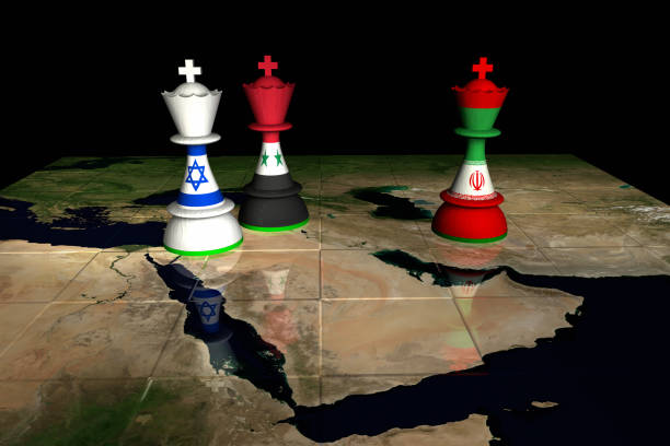 istock Israel, Syria and Iran Chess Standoff 957765410