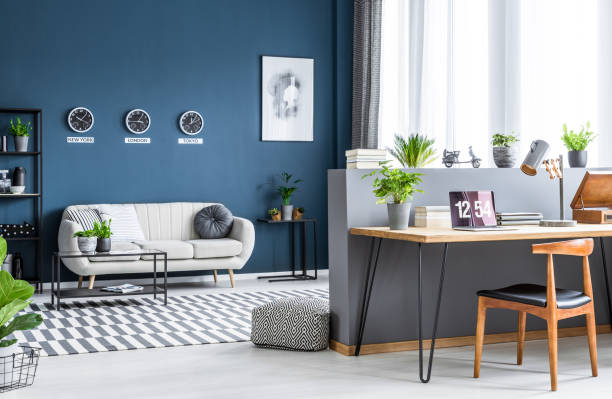 istock Interior with businessman's home office 957769716