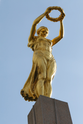The Monument of Remembrance (Monument du Souvenir), usually known by the nickname of the Gëlle Fra (Luxembourgish for 'Golden Lady'), is a war memorial in Luxembourg City dedicated to the thousands of Luxembourgers who volunteered for service in the armed forces of the Allied Powers during World War I. 