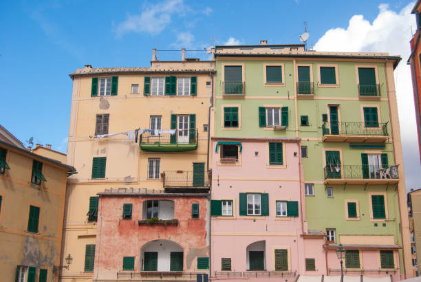 istock Colorful houses close the beach 957778322