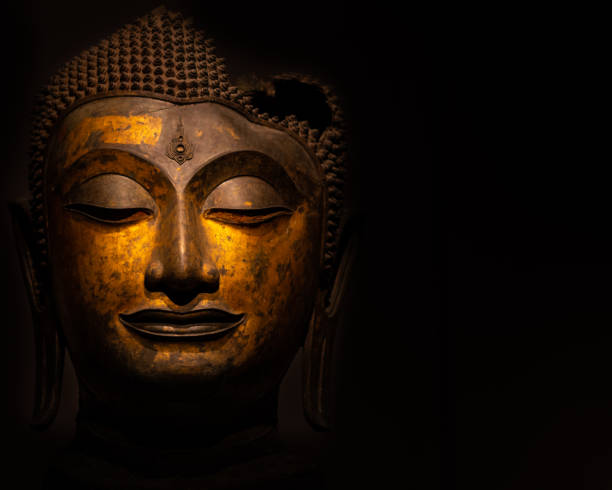 พระพุทธรูปใช้เป็นพระเครื่องของศาสนาพุทธ - buddha face ภาพสต็อก ภาพถ่ายและรูปภาพปลอดค่าลิขสิทธิ์