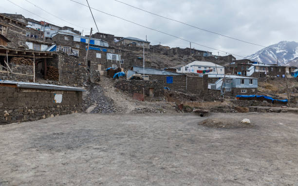 istock Ancient village of Khinalig in the mountains 957787198