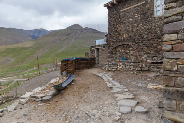 istock Ancient village of Khinalig in the mountains 957787214